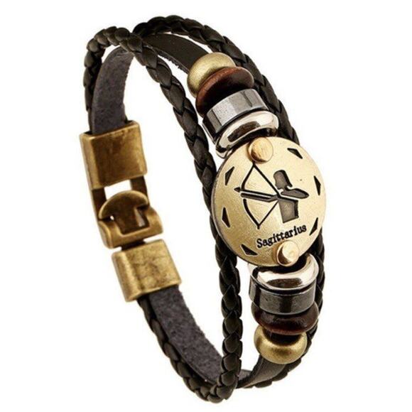 Brand NEW Cancer Zodiac Sign Gift Men Bracelet - Picture 2 of 3